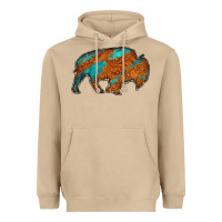 Mushroom bison Heavyweight Hoodie - Jasminsmagicworld