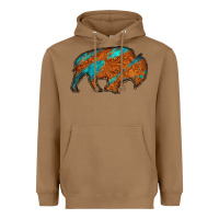 Toasted Coconut bison Heavyweight Hoodie - Jasminsmagicworld