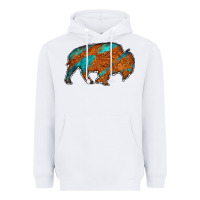 White bison Heavyweight Hoodie - Jasminsmagicworld