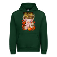 Forest Green halloween party pig Urban Hoodie - RanaPortraitStore