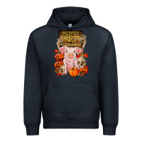 Navy halloween party pig Urban Hoodie - RanaPortraitStore
