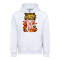 White halloween party pig Urban Hoodie - RanaPortraitStore