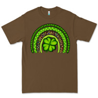Cacao St. Patrick's Day Shamrock Rainbow Premium Tee - Artiststas
