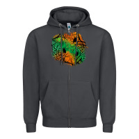 Smoke halloween patch  2 Zipper Hoodie - BundleAndBundleShop
