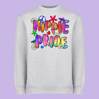 Hippie Pride Heavyweight Sweatshirt Designed By Zillion Design Studio