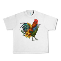 Lunar Rock rooster with sunflowers Urban Heavy Tee - RanaPortraitStore