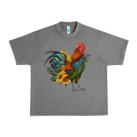 Tornado rooster with sunflowers Urban Heavy Tee - RanaPortraitStore