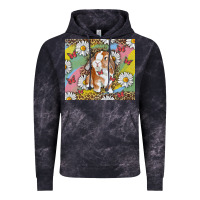 Cloud Black Watercolor Easter Bunny With Daisy Vintage Hoodie - RanaPortraitStore