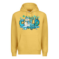Antique Gold baby its cold outside Premium Hoodie - MaliasSmallBusiness