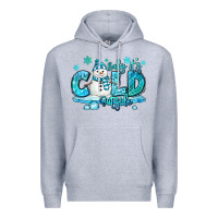 Heather Grey baby its cold outside Premium Hoodie - MaliasSmallBusiness