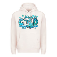 Pale Pink baby its cold outside Premium Hoodie - MaliasSmallBusiness