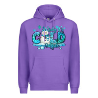 Purple baby its cold outside Premium Hoodie - MaliasSmallBusiness
