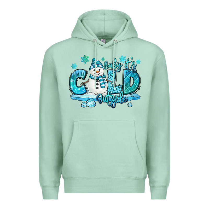 Baby Its Cold Outside Premium Hoodie by MaliasSmallBusiness | Teevron
