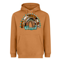 Meerkat blessed rainbow cowhide aztec Heavyweight Hoodie - Jasminsmagicworld
