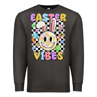 Smoke easter vibes smiley face Premium Sweatshirt - MaliasSmallBusiness
