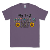 Lavender my first mother's day Classic Tee - CowhideDigitalArt