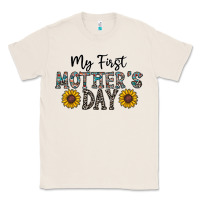 Natural my first mother's day Classic Tee - CowhideDigitalArt
