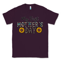 Plum my first mother's day Classic Tee - CowhideDigitalArt