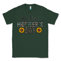 Sports Green my first mother's day Classic Tee - CowhideDigitalArt