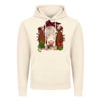 Vintage Artic Christmas Hereford Vintage Hoodie - JahusDesignShop