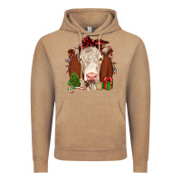 Vintage Coffee Christmas Hereford Vintage Hoodie - JahusDesignShop