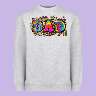 Dad Pride Heavyweight Sweatshirt Designed By Zillion Design Studio