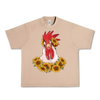 Burro rooster head with sunflowers Urban Heavy Tee - RanaPortraitStore