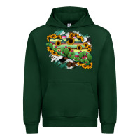 Forest Green Guerrero Map Urban Hoodie - RanaPortraitStore