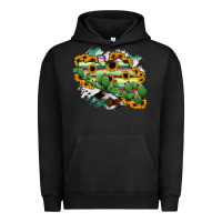 Pigment Black Guerrero Map Urban Hoodie - RanaPortraitStore