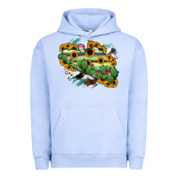 Pigment Grape Ice Guerrero Map Urban Hoodie - RanaPortraitStore