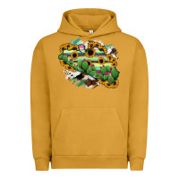 Pigment Peanut Butter Guerrero Map Urban Hoodie - RanaPortraitStore