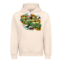 Sandshell Guerrero Map Urban Hoodie - RanaPortraitStore