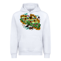 White Guerrero Map Urban Hoodie - RanaPortraitStore