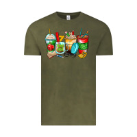Vintage Olive teacher coffee cups Vintage Tee - Zillion Design Studio