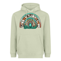 Matcha blessed western rainbow Heavyweight Hoodie - Jasminsmagicworld