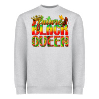 Heather Grey future black queen Heavyweight Sweatshirt - texasbilliewilder