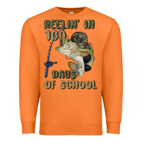 Carrot reelin' in 100 days of school Premium Sweatshirt - MaliasSmallBusiness