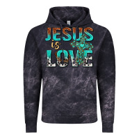 Cloud Black jesus is love Vintage Hoodie - texasbilliewilder