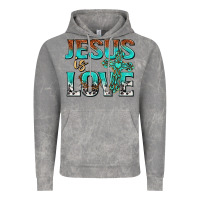 Cloud Rock jesus is love Vintage Hoodie - texasbilliewilder