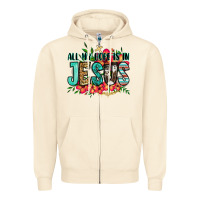All My Hope Is In Jesus Zipper Hoodie | Teevron