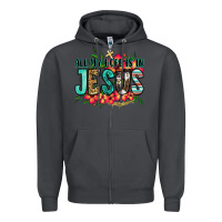 Smoke all my hope is in jesus Zipper Hoodie - Jasminsmagicworld