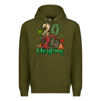 Army Green 2024 family christmas Premium Hoodie - MaliasSmallBusiness