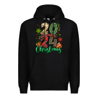 Black 2024 family christmas Premium Hoodie - MaliasSmallBusiness