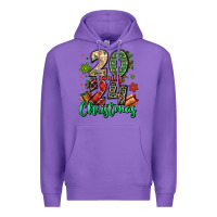 Purple 2024 family christmas Premium Hoodie - MaliasSmallBusiness