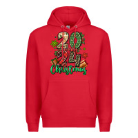 Red 2024 family christmas Premium Hoodie - MaliasSmallBusiness