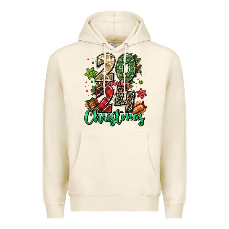 2024 Family Christmas Premium Hoodie by MaliasSmallBusiness | Teevron