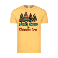 Vintage Mustard rocking around the christmas tree, Rocking, Around The, Christmas Tree Vintage Tee - RanaPortraitStore