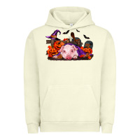 Pigment Pistachio Halloween Baby Pig Urban Hoodie - RanaPortraitStore
