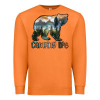 Carrot camping bear Premium Sweatshirt - MaliasSmallBusiness