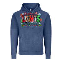 Vintage Denim christmas lights are my favorite color Vintage Hoodie - Zillion Design Studio